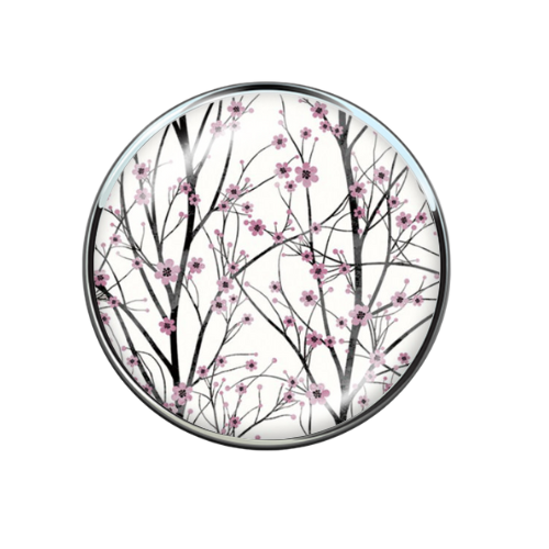 20MM Cherry Blossoms 20MM Glass Print Snap