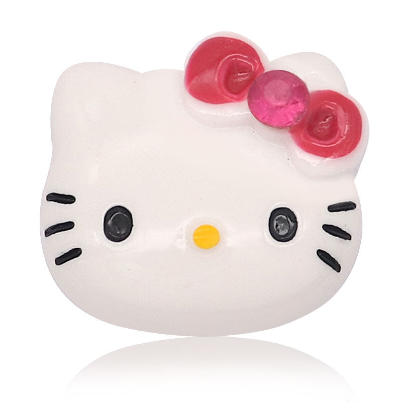 Hello Kitty Resin Snap Jewelry Charm 20MM
