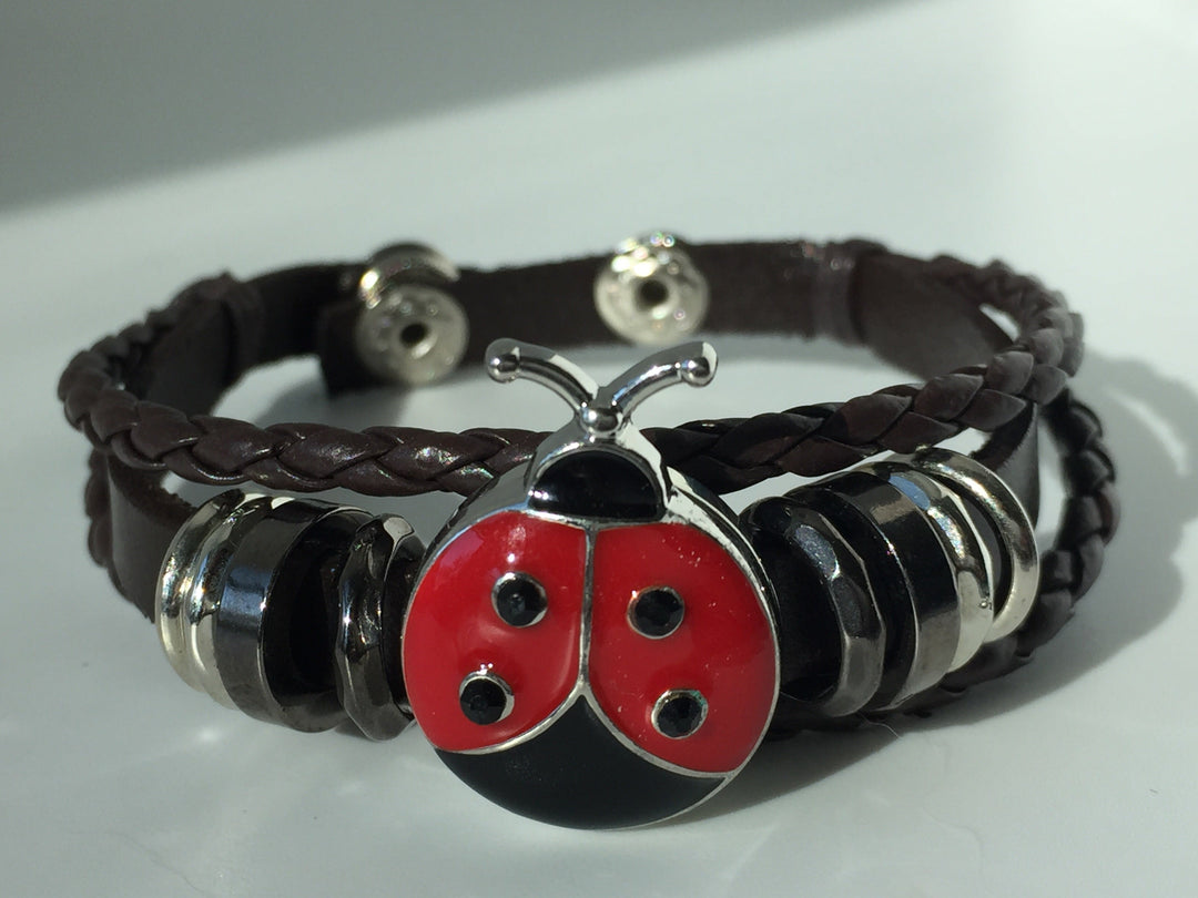 20MM Enamel Ladybug Snap - Snap