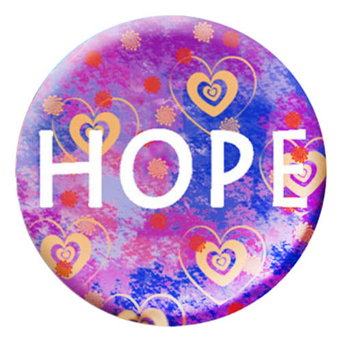 20MM Hope Painted Ceramic Snap - Snap