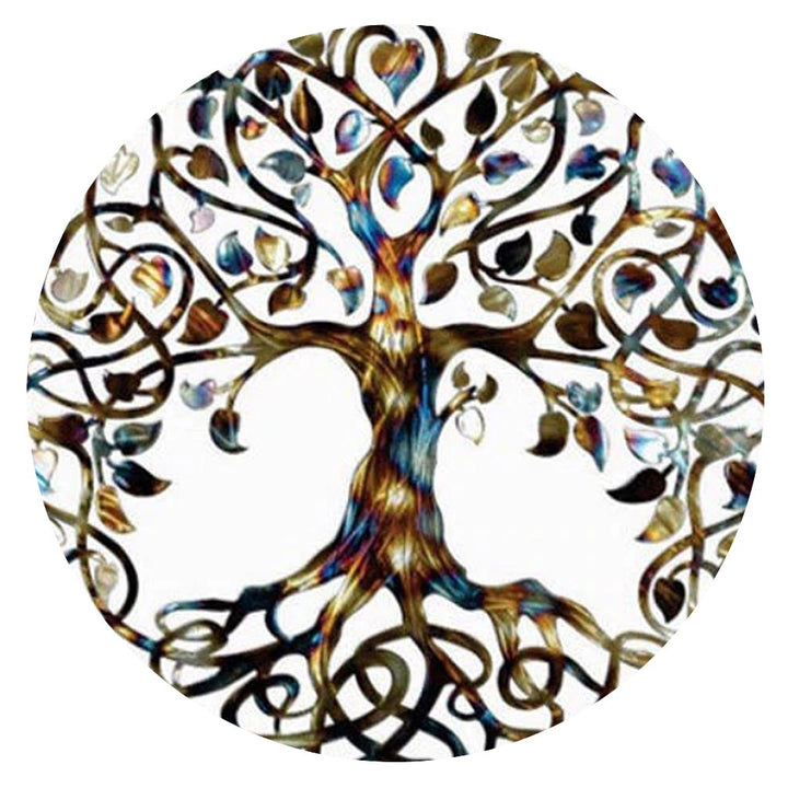20MM Intricate Tree Painted Ceramic Snap - Snap