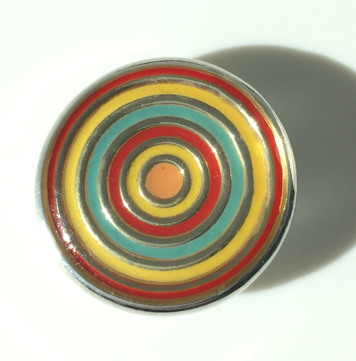 20MM Red Yellow Blue Circles Snap - Lilleau