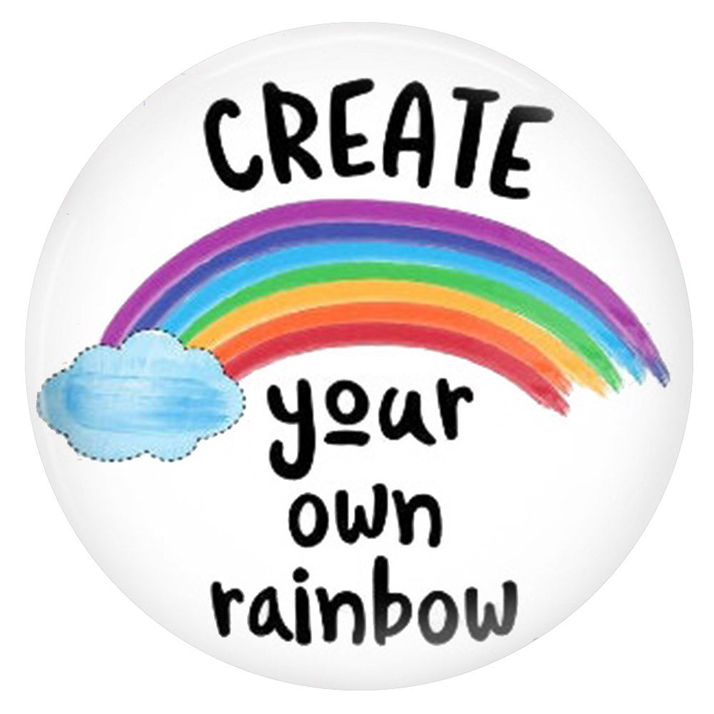 Create Your Own Rainbow Painted Ceramic Snap - Snap