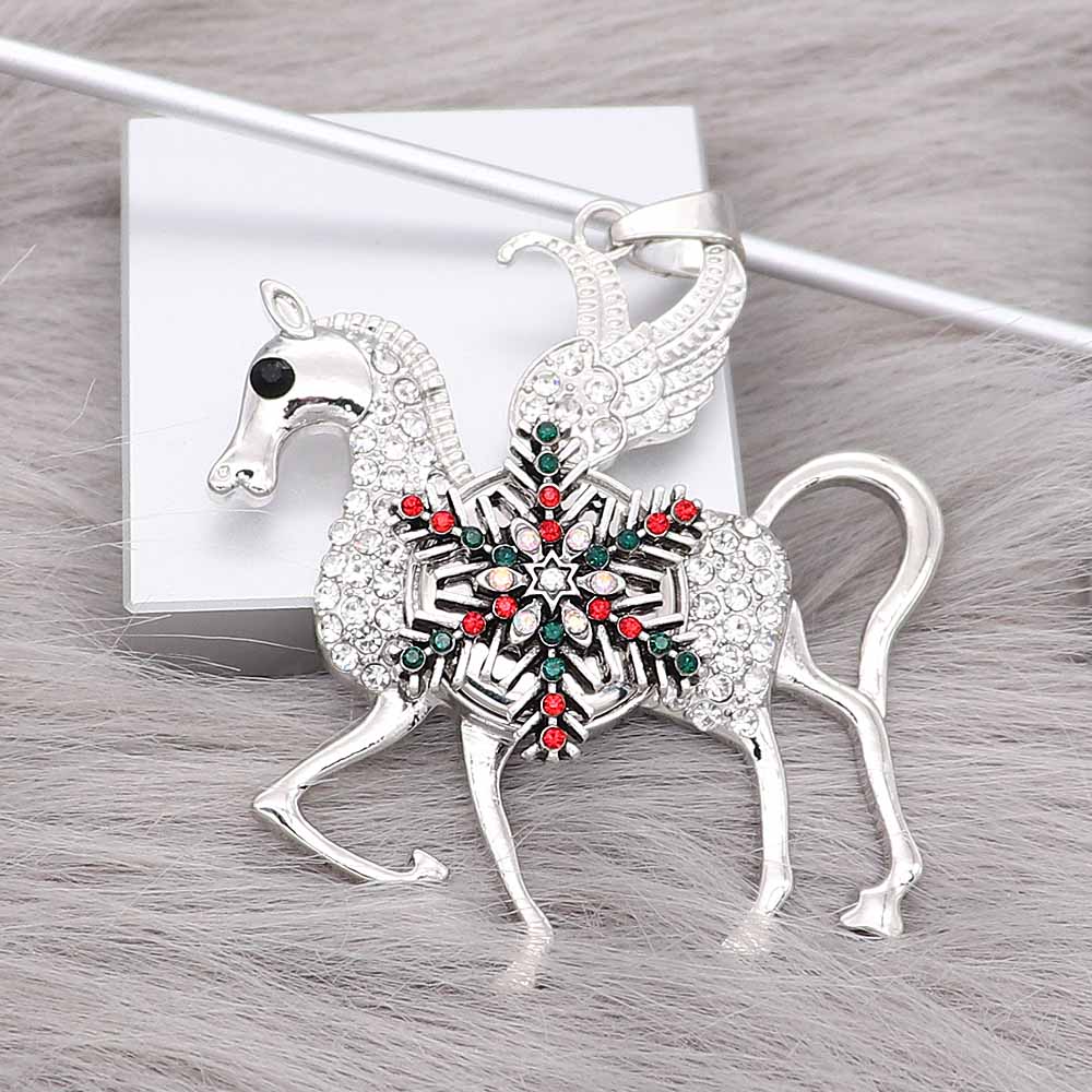 Red and Green Christmas Snowflake Snap