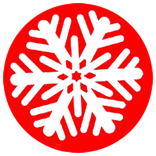 Red and White Snowflake Snap